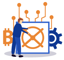 bitcoin mining options vector